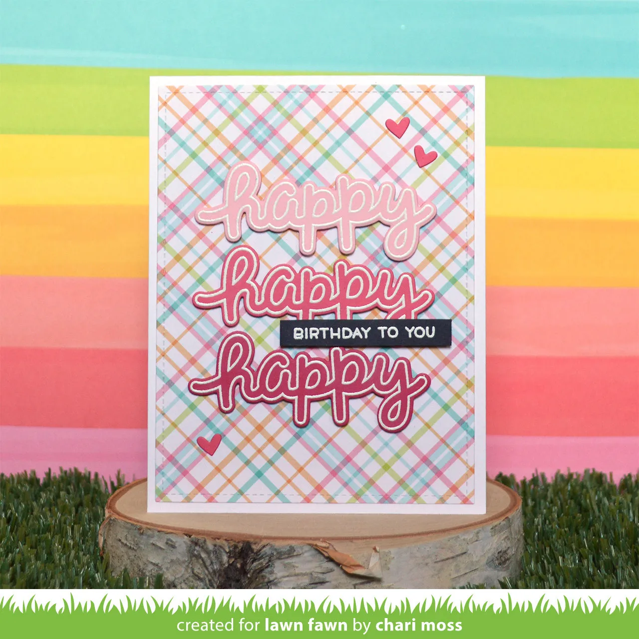 Lawn Fawn Scripty Bubble Sentiments Stempel Mäuse