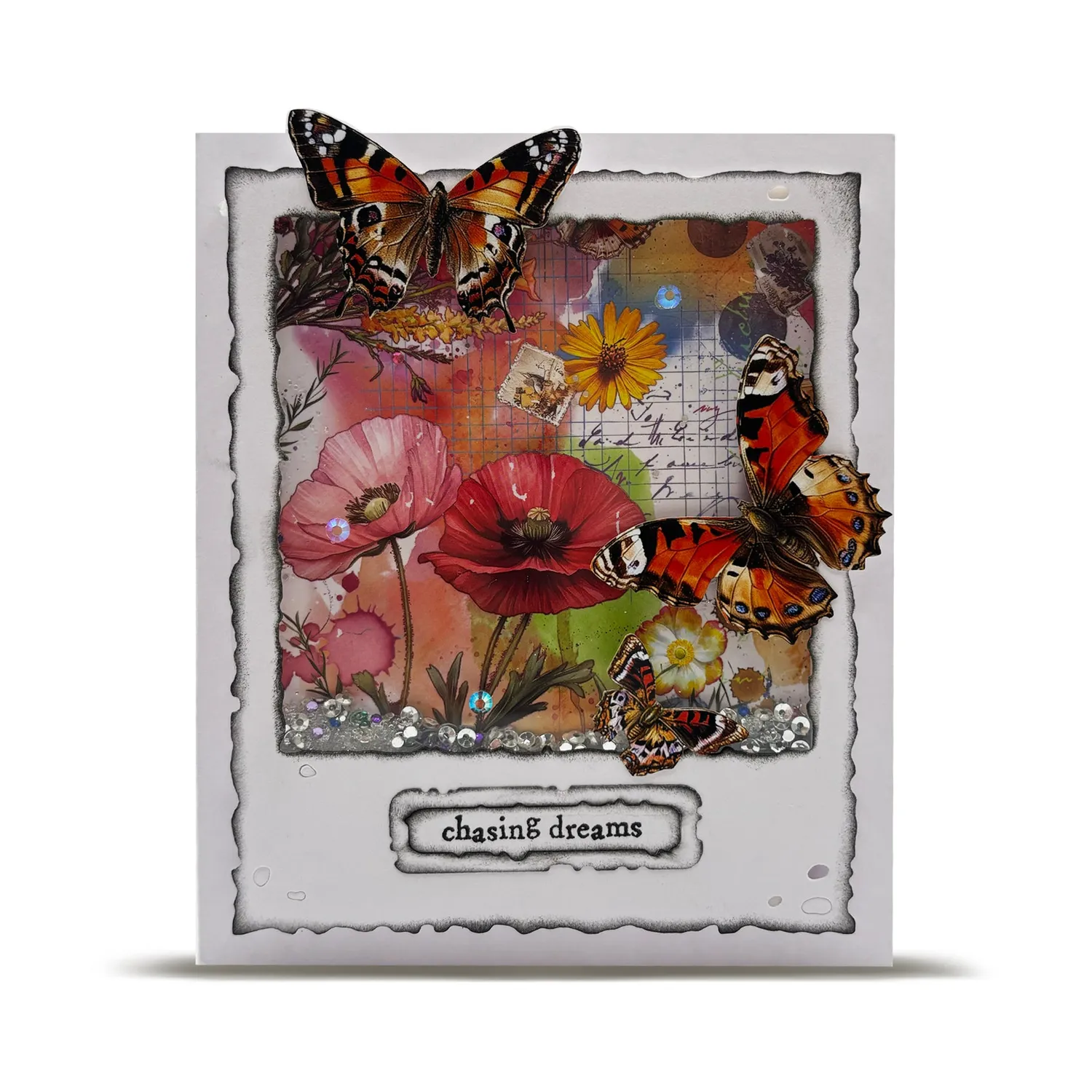 AALL and Create Radiant Florals Rub-Ons 4er Blumen-Set