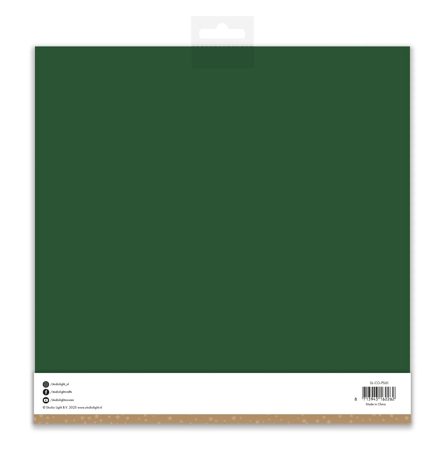 StudioLight Essentials Papier-Set Christmas Green 30,4 cm 10 Bogen