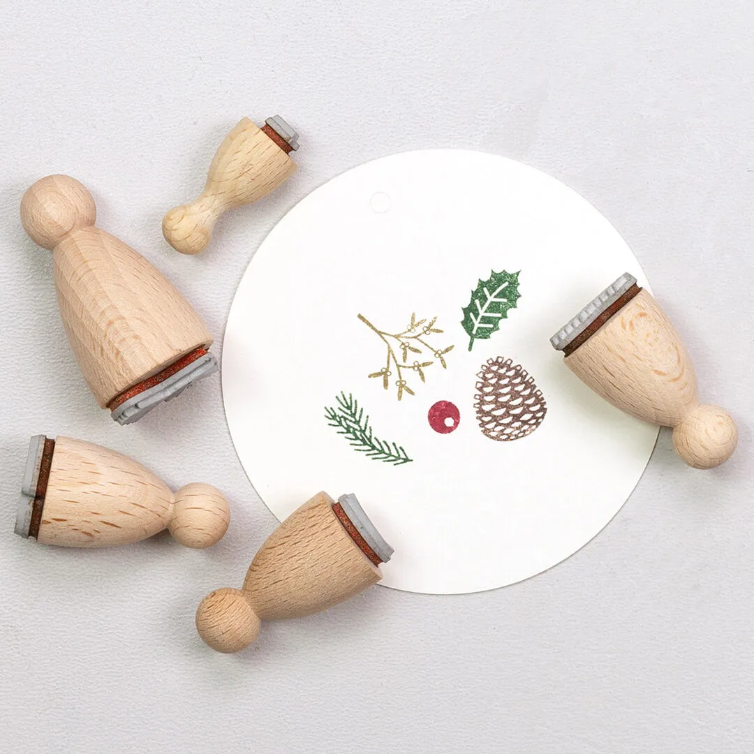 Perlenfischer Winter Forest Stempelset 5-teilig Kegel