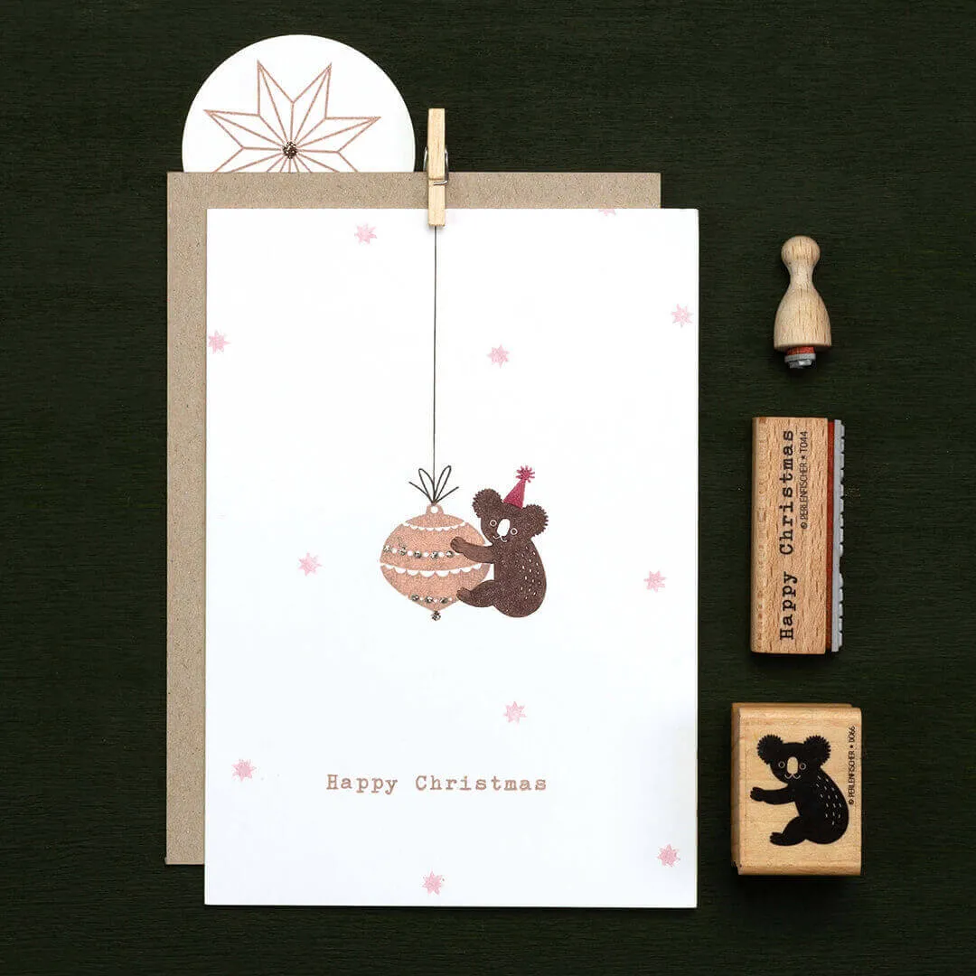 Perlenfischer Partyhut Stempel 9x5 mm Mini Holz