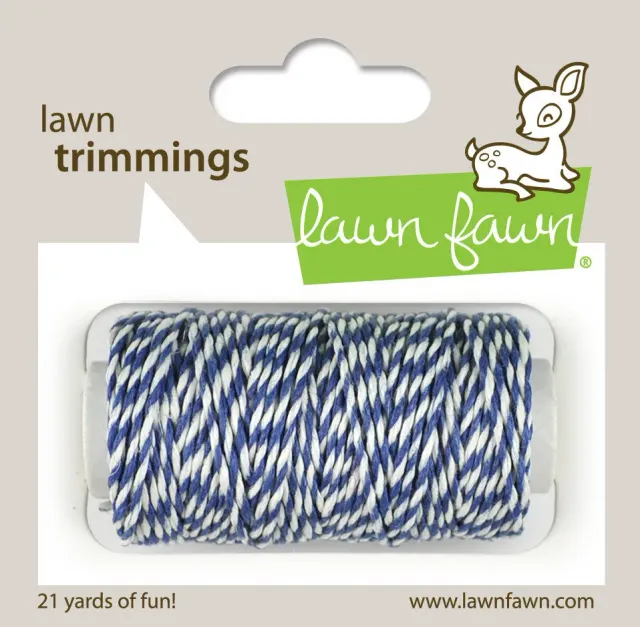 Lawn Fawn Lawn Trimmings Blue Jay Kordel Dunkelblau 21 Yards