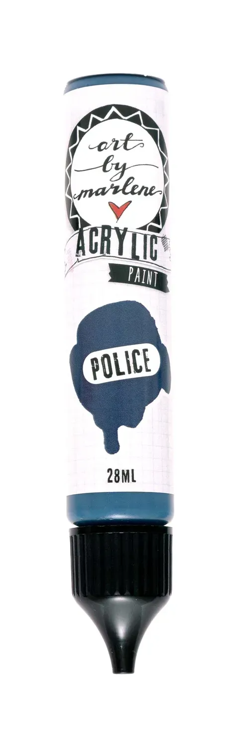 Art by Marlene Essentials Acrylfarbe Police 28 ml deckend