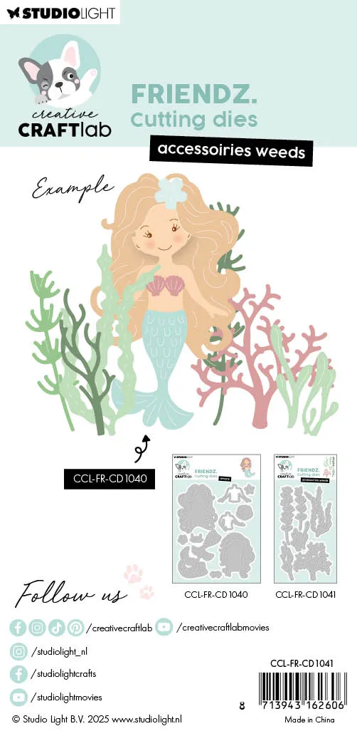 Creative Craftlab Friendz Accessoiries weeds Stanze 118x212 mm