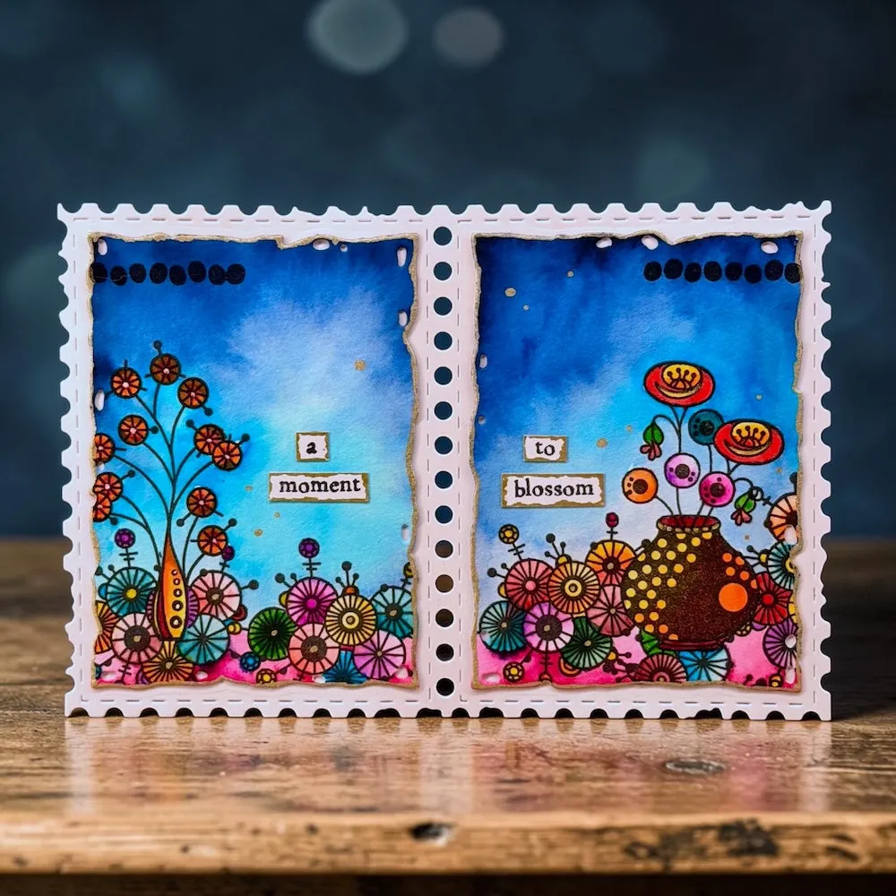 AALL and Create TP-1477 Funny Coquelicots Stempelset A6 clear