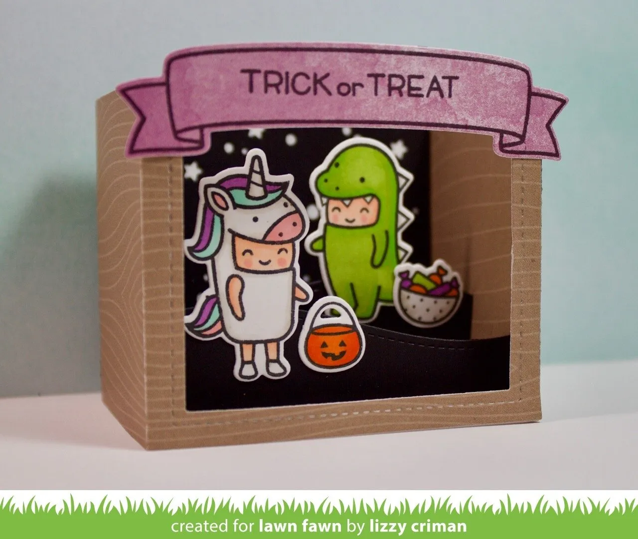 Lawn Fawn Shadow Box Card Stanzschablonen 15-tlg