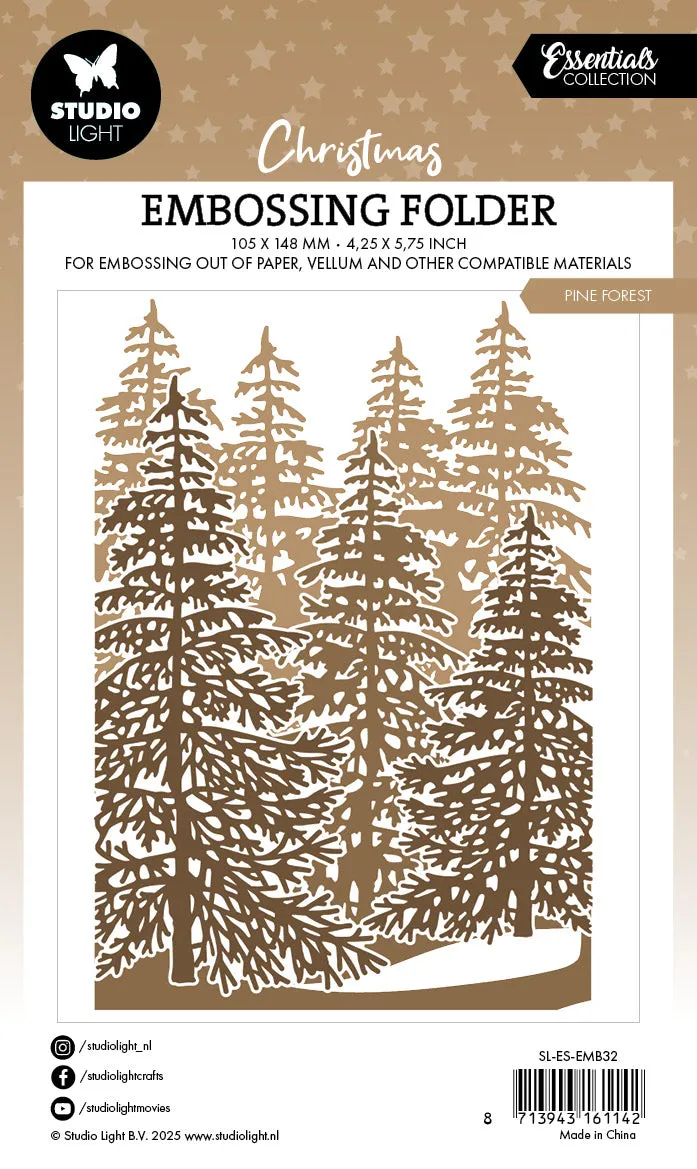 Studio Light Essentials Prägefolder Forest Background 105x148 mm