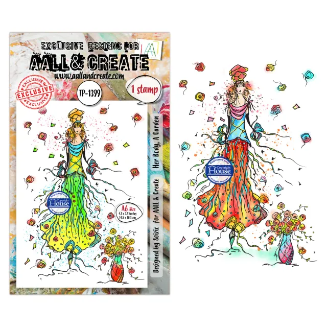 AALL and Create TP-1399 Her Body A Garden Stempel A6