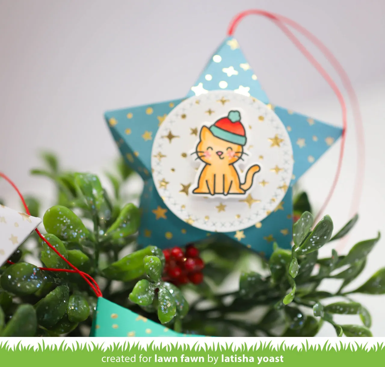 Lawn Fawn All the Sparkles Diamond Designpapier 12x12 Gold
