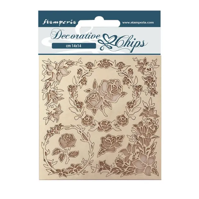 Stamperia Casa Granada Stanzteile 14x14 Rosen