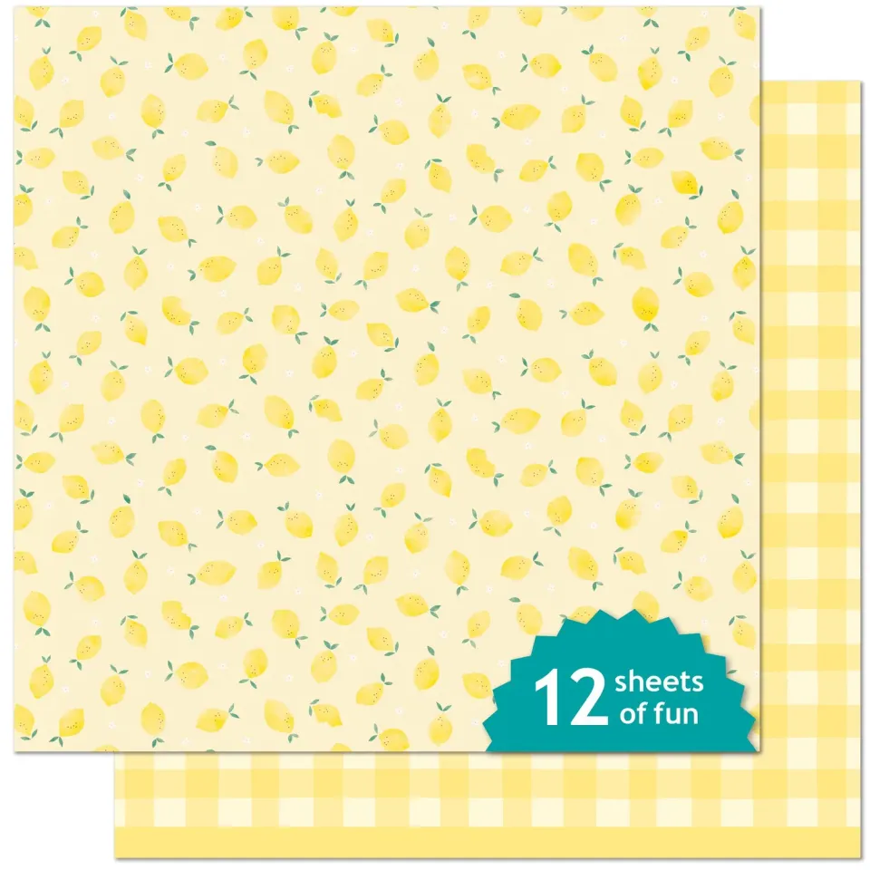 Lawn Fawn Squeeze the Day LF3149 Designpapier 12x12 Obst