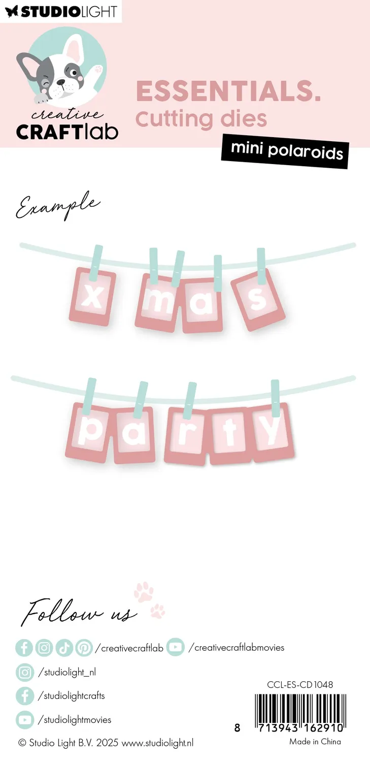 StudioLight Creative Craftlab Essentials Mini Polaroids Stanzschablone