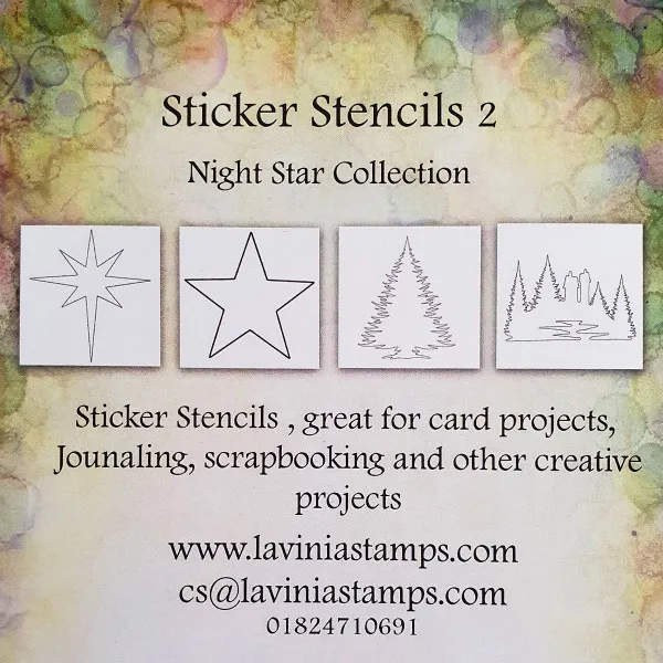Lavinia-Stamps Sticker Stencils 2 Schablone