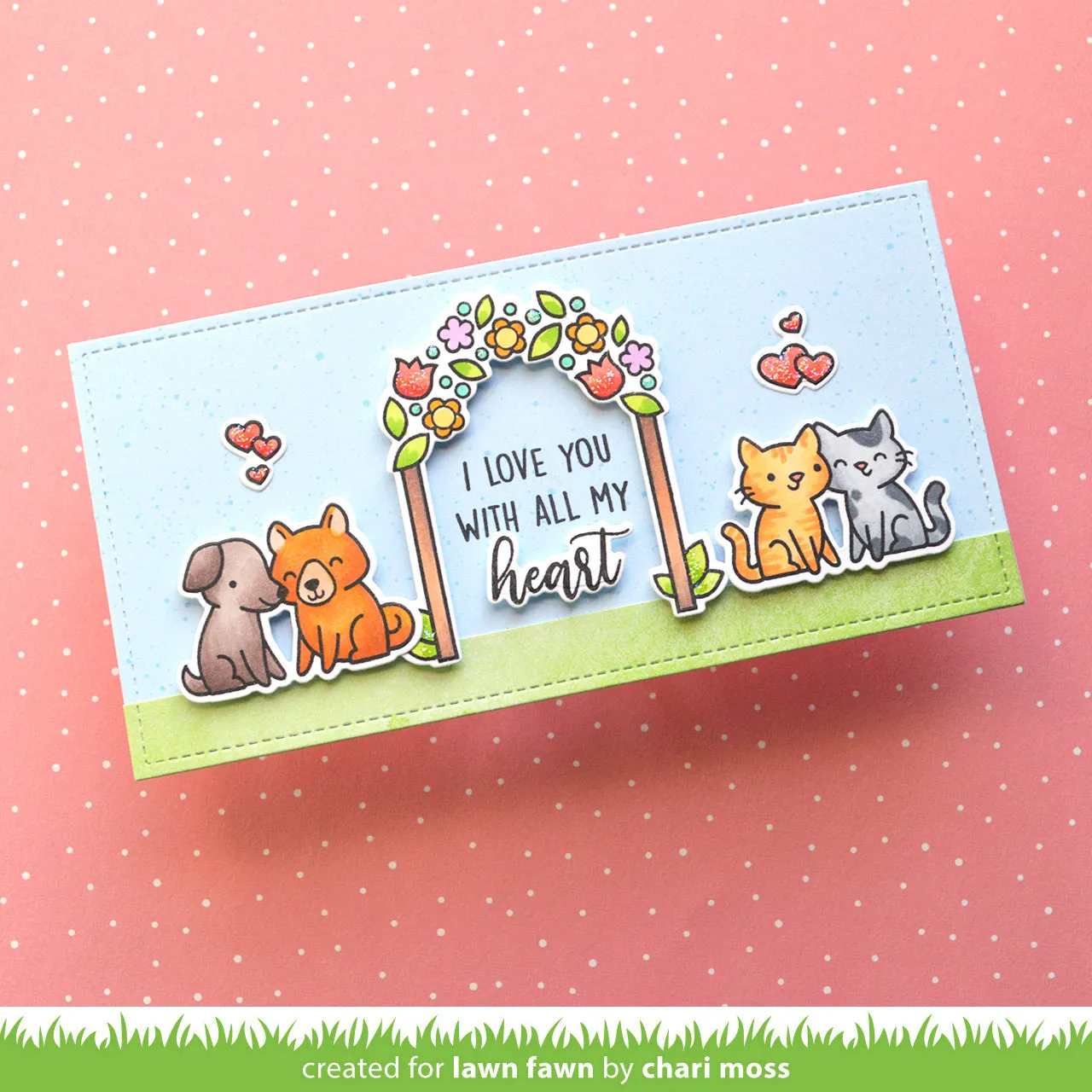 Lawn Fawn Happy Couples Clear Stamps Hochzeitstiere