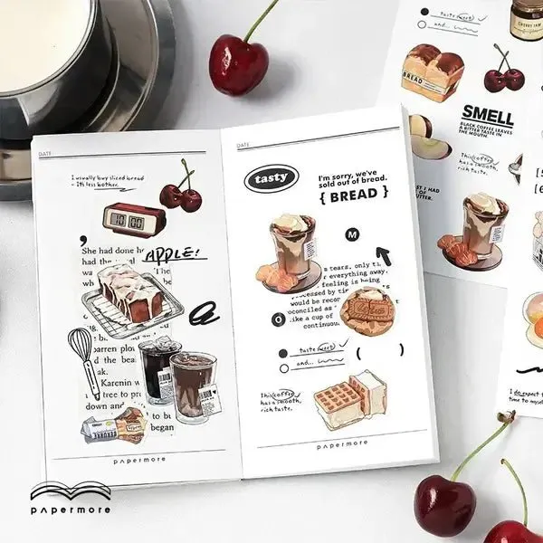 Ieebee Coffee & Cake Sticker 2 Stück Butter Cake Motiv