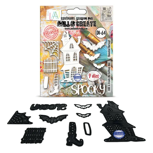 AALL and Create DI-64 Haunted Harvest Stanzformen 9-teilig Halloween