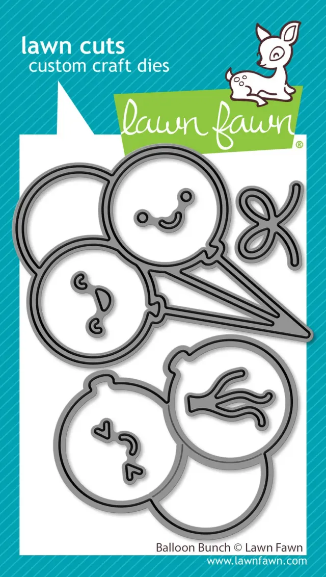 Lawn Fawn Balloon Bunch Stanzen Luftballons