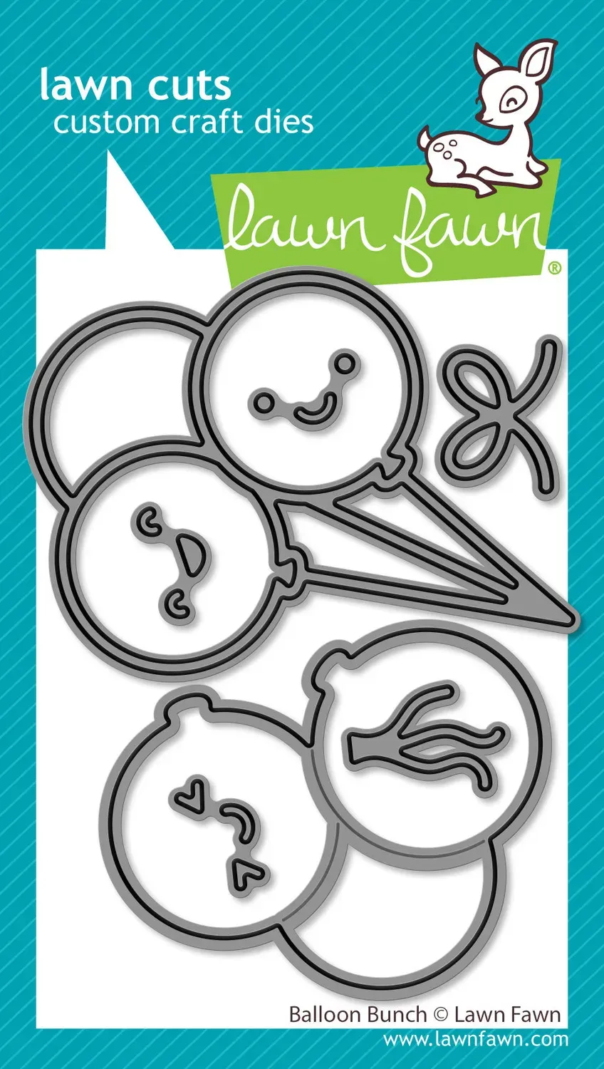 Lawn Fawn Balloon Bunch Stanzen Luftballons