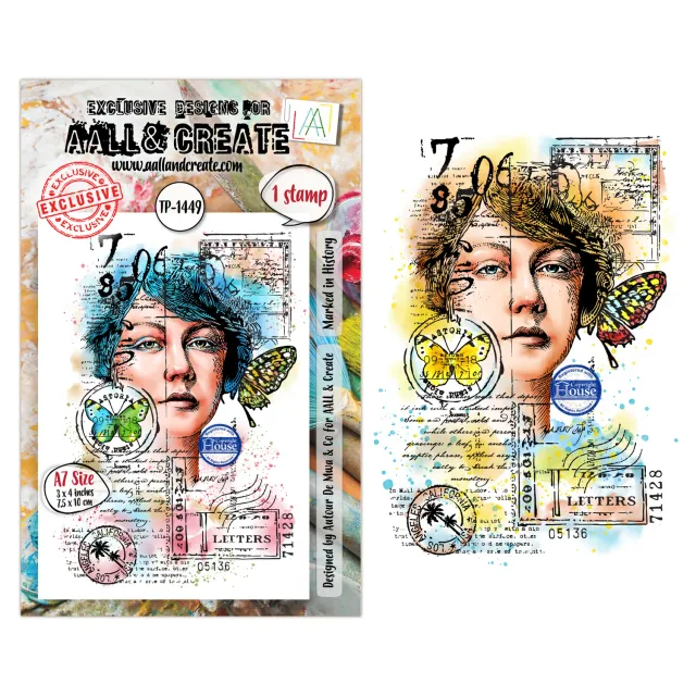 AALL and Create TP-1449 A7 Stempel Marked in History 1-teilig