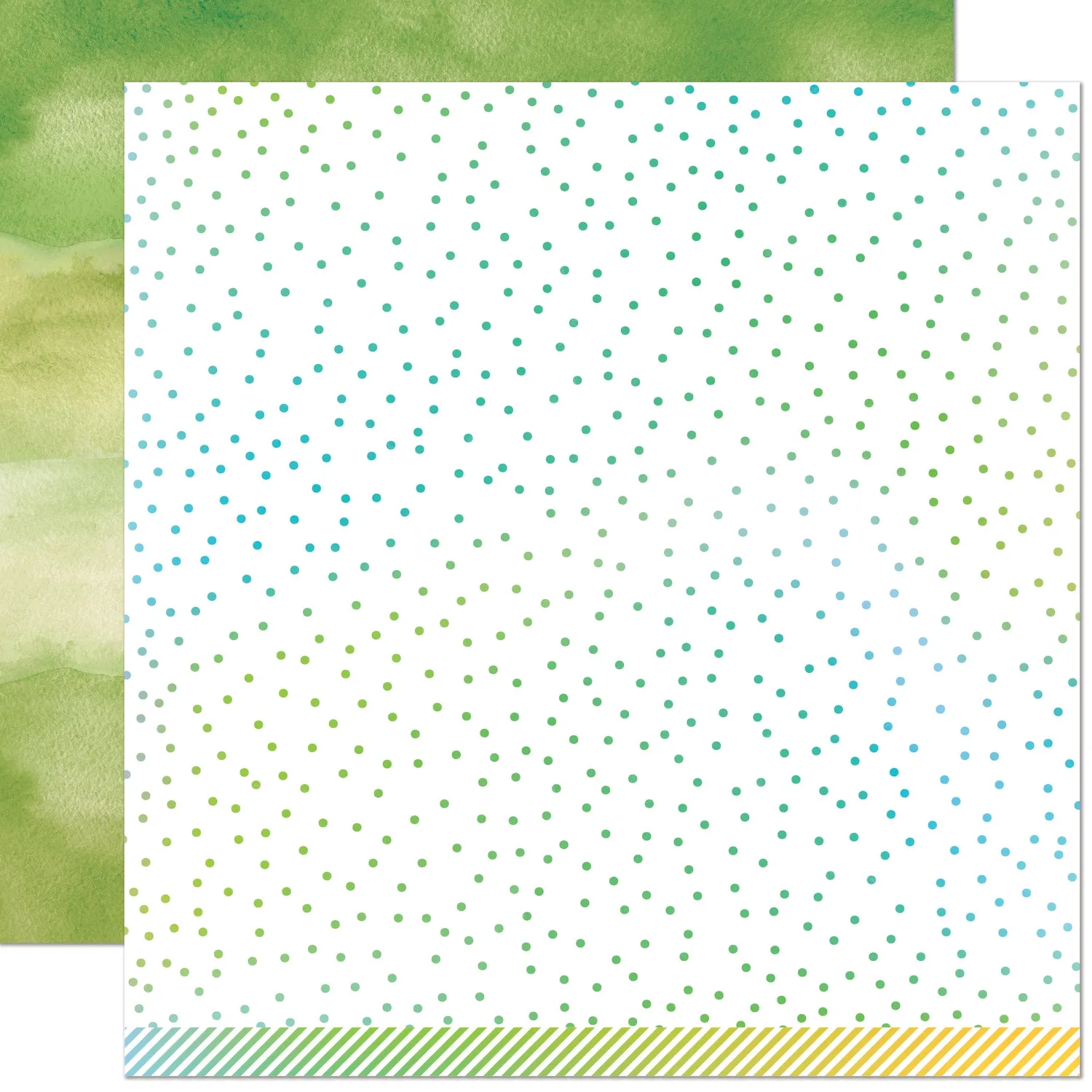 Lawn Fawn Emerald LF2587 Designpapier 12x12 Grün