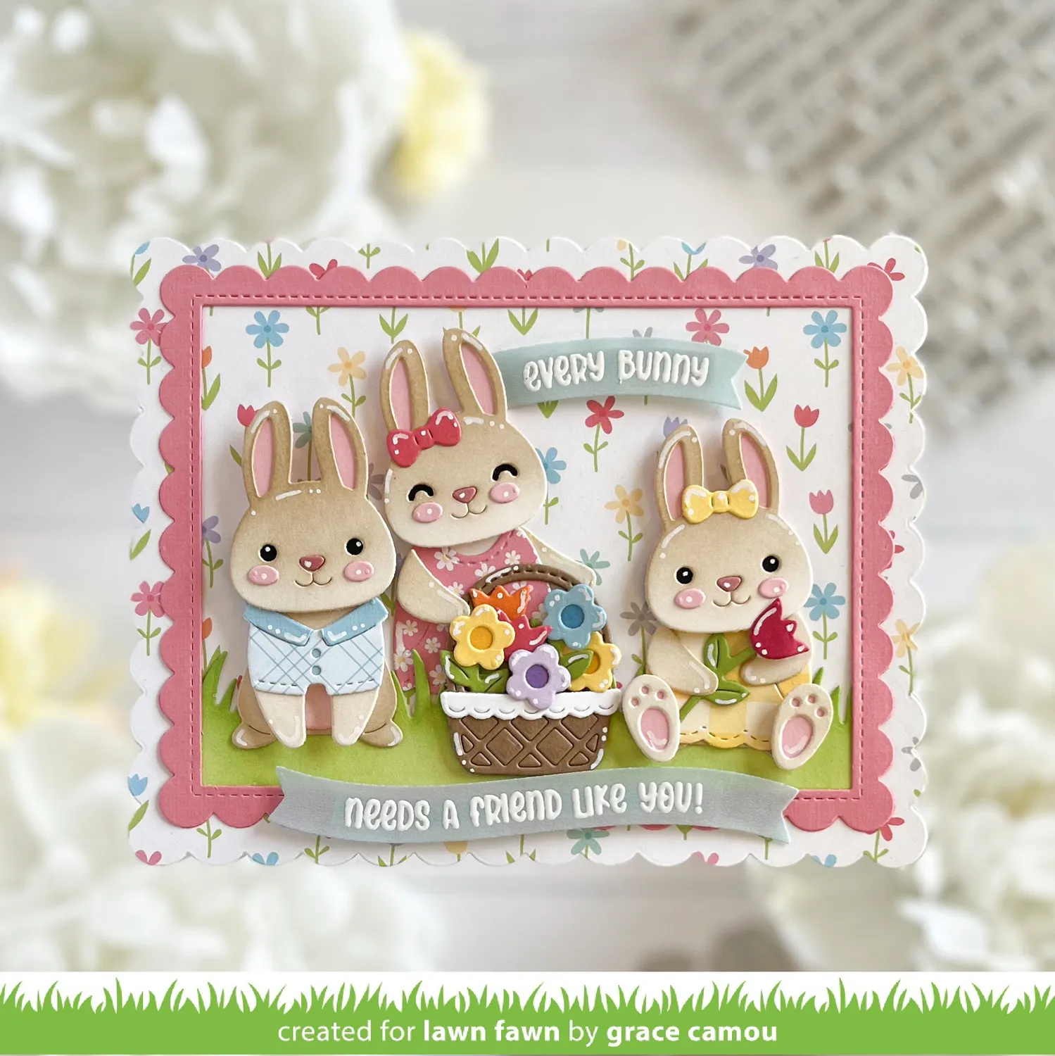 Lawn Fawn Build-a-Bunny Accessories Stanzen 16-teilig
