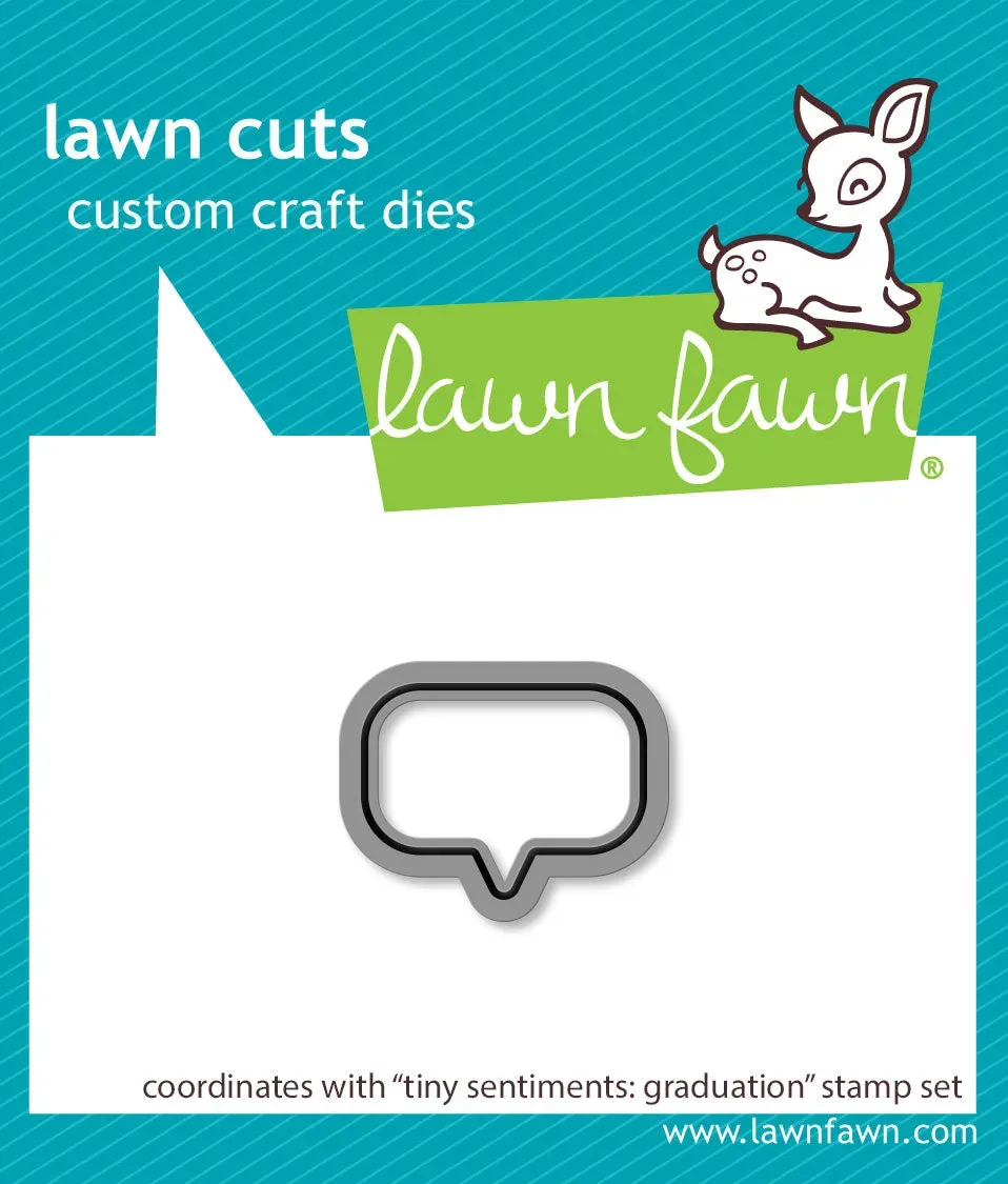 Lawn Fawn Tiny Sentiments Graduation LF4083 Stanze Mini