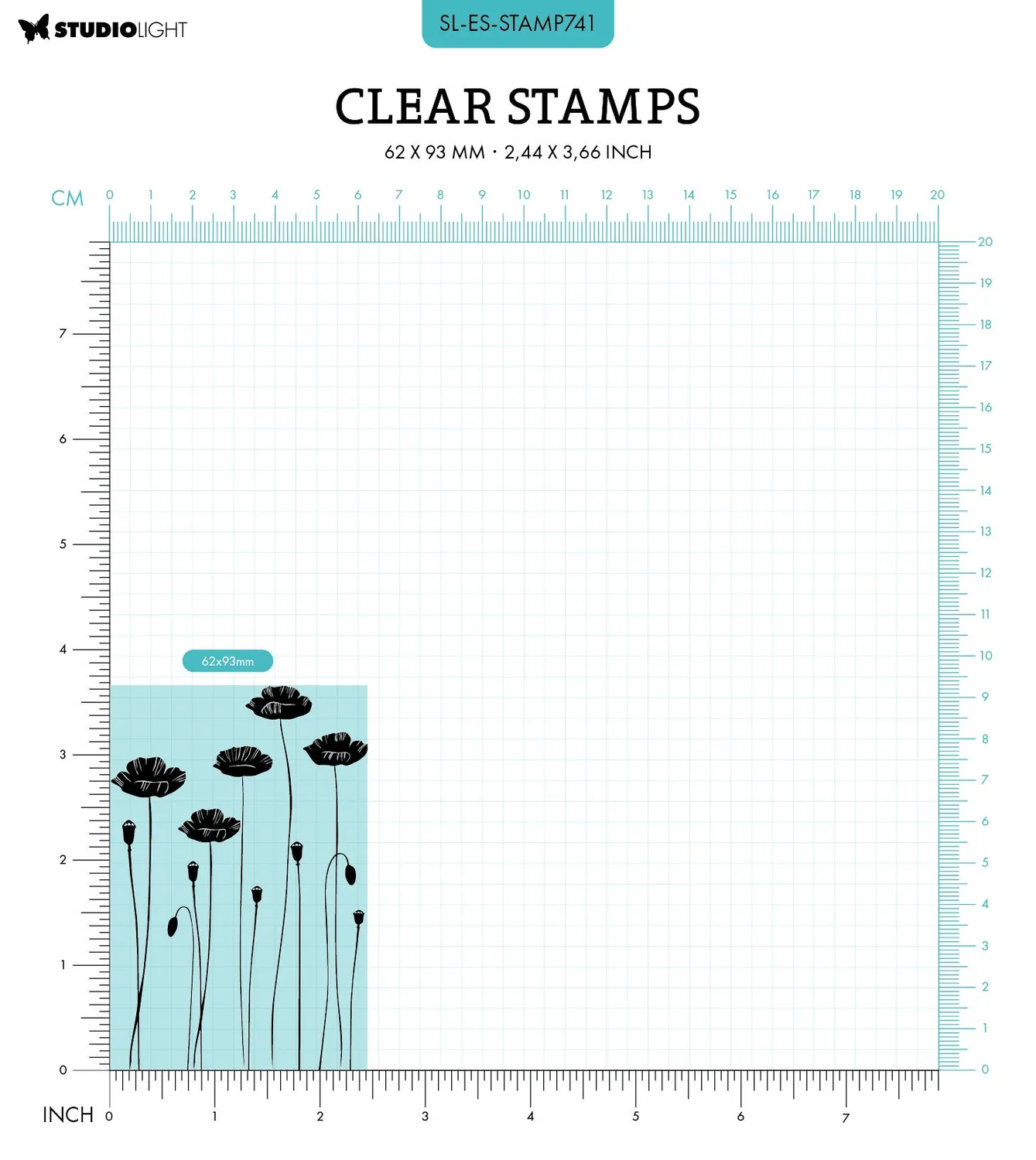 StudioLight Essentials Poppies Stempel Mohn