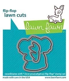 Lawn Fawn I Love Youcalyptus Flip-Flop Stanzen Koala-Set