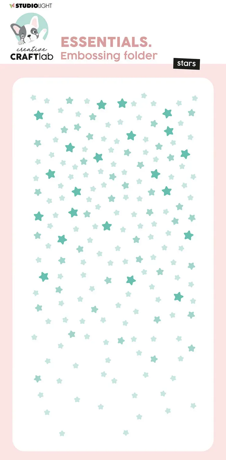 Creative Craftlab Essentials Sprinkling Stars Prägefolder
