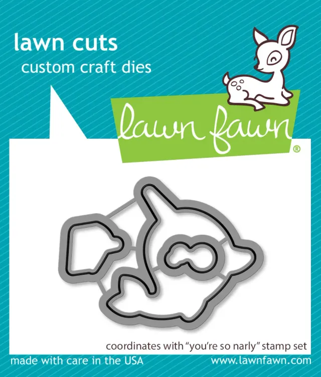 Lawn Fawn You're So Narly Stanzschablonen 3-tlg Geburtstag