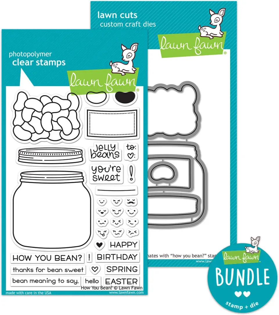 Lawn Fawn How You Bean Stempel Stanzen Bundle Ostern