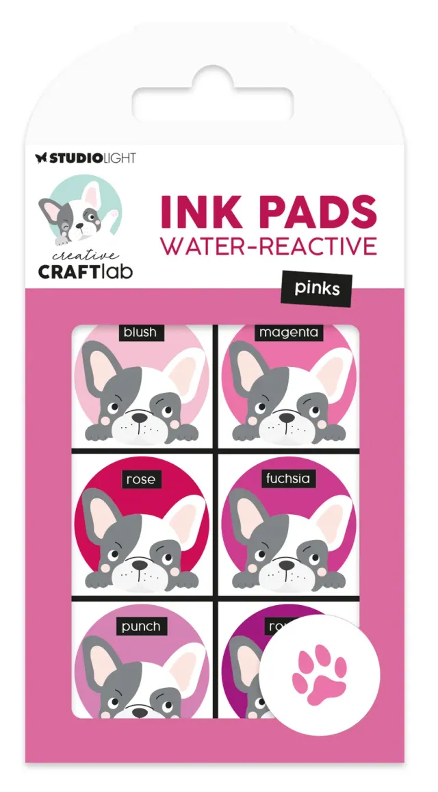 Creative Craftlab Essentials Stempelkissen rosa wasserreaktiv