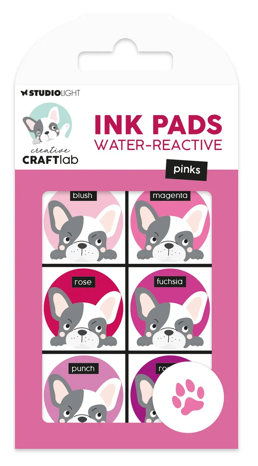 Creative Craftlab Essentials Stempelkissen rosa wasserreaktiv