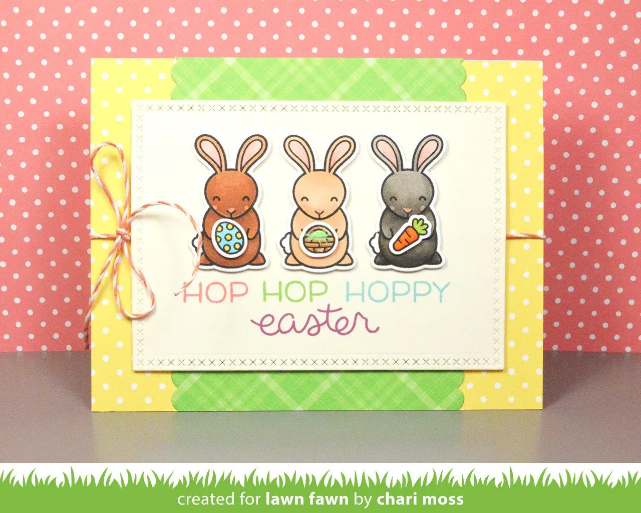 Lawn Fawn Hoppy Easter Stempel Mini Hase Ostern