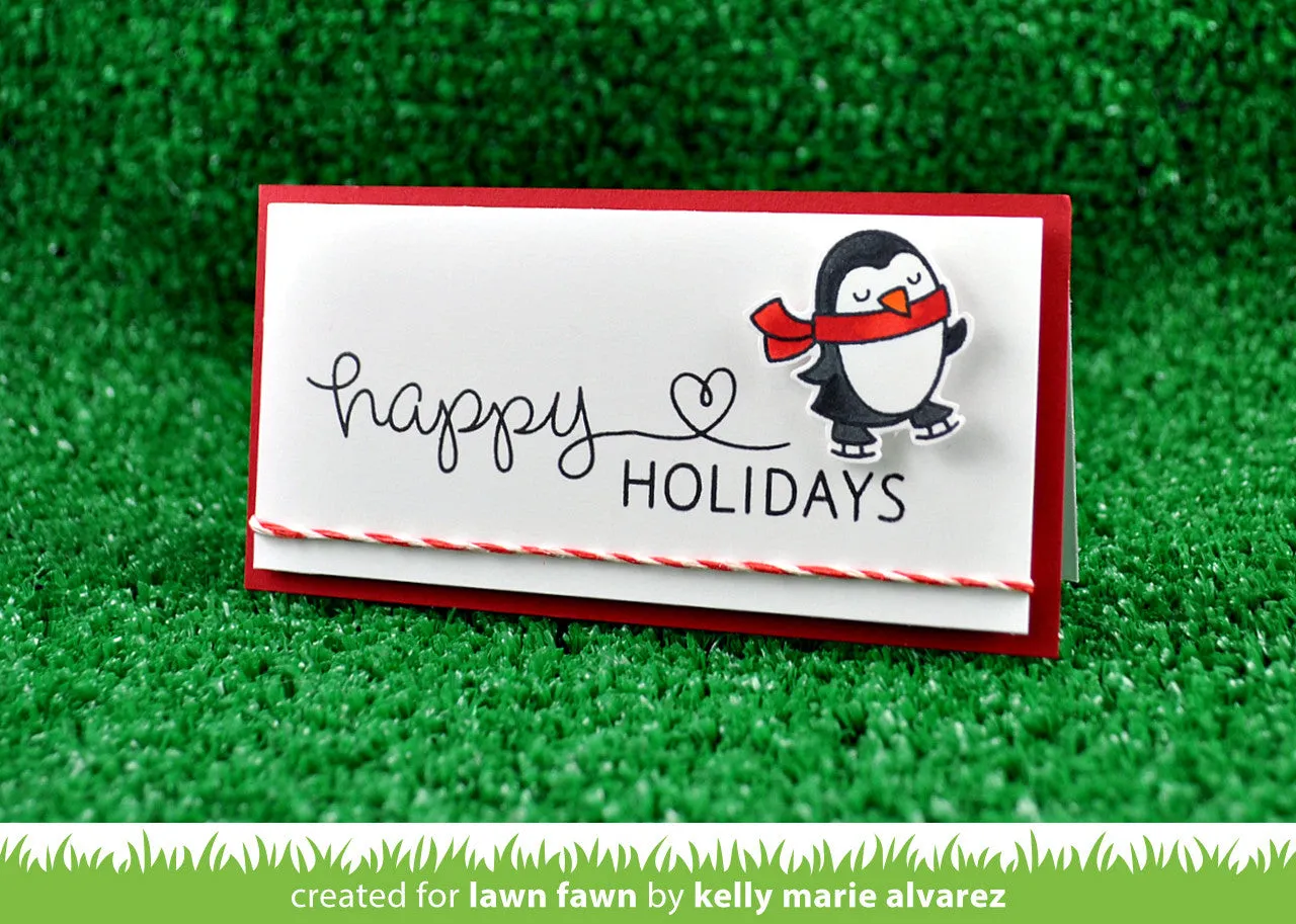 Lawn Fawn Winter Penguin Stempelset Pinguin Mini
