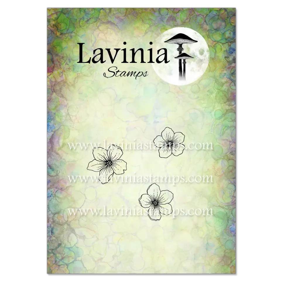 Lavinia-Stamps Wispens Stempel klar für Karten