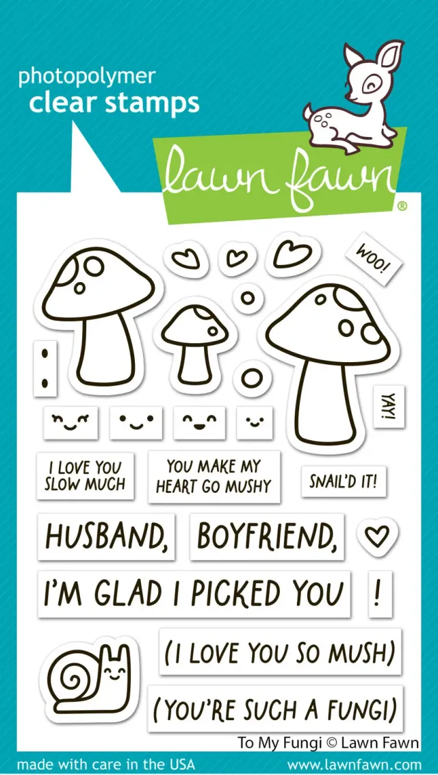 Lawn Fawn To My Fungi Clear Stamps LF3310 Pilzmotive