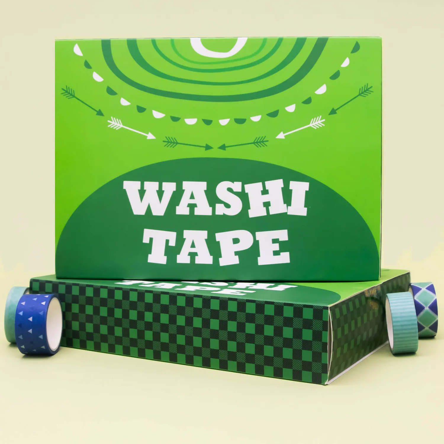 Ieebee Geometric Washi Tape Set 60 Rollen Karo