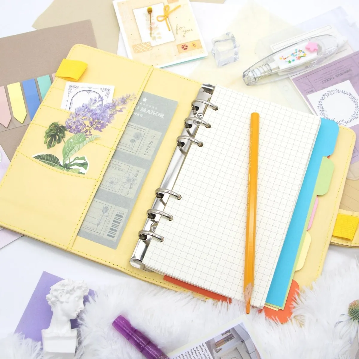 Ieebee Silver Moon Dream Notizbuch A6 Silber Scrapbook
