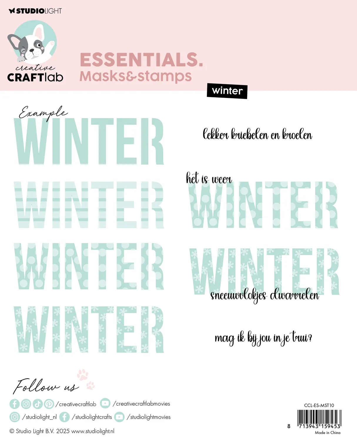 StudioLight Essentials Winter Masken-Stempel