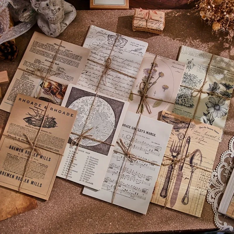 Ieebee Retro Poster Materialpapier Set 30 Teile Daily List