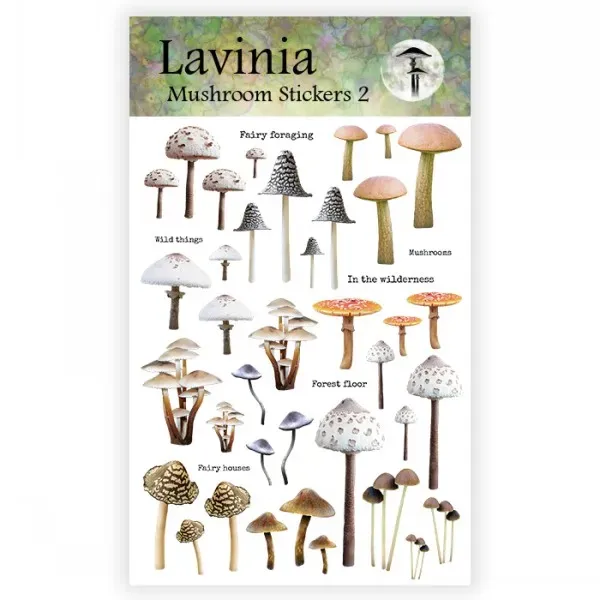 Lavinia-Stamps Mushroom Stickers 2 Sticker Pilz