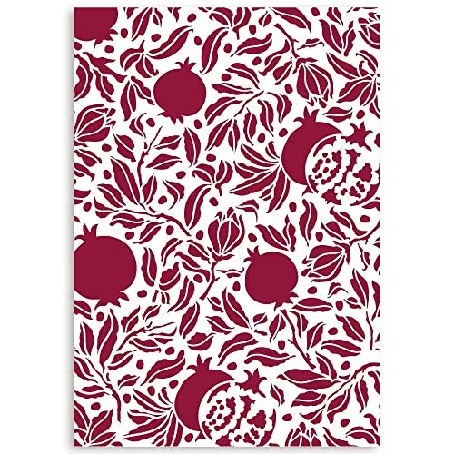 Stamperia Casa Granada G Schablone 21x29,7 Granatapfel