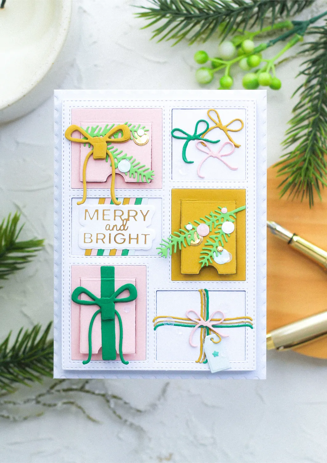 StudioLight Essentials Advent Cardshape Stanzschablone