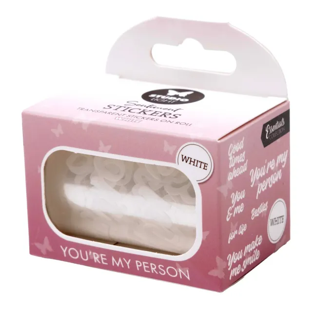 Studio Light Essentials Sticker Youre my person Weiß 5 m klar