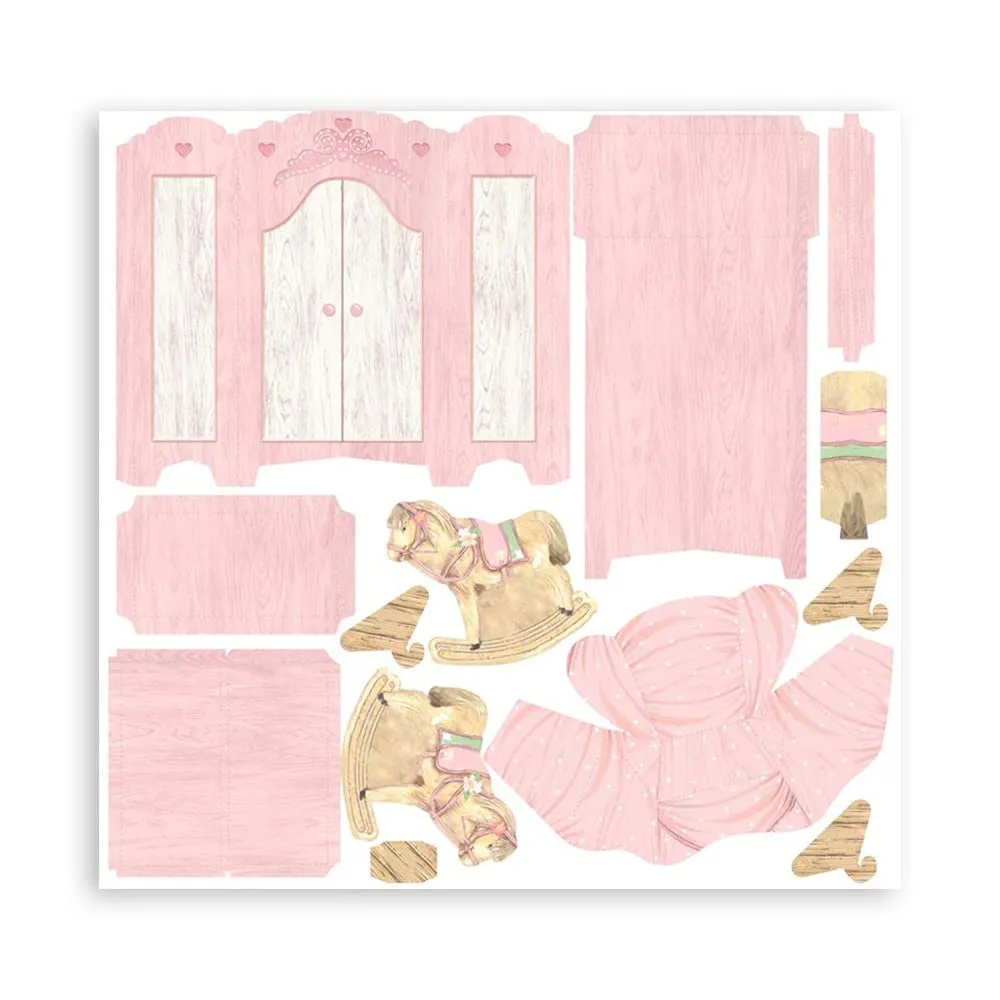 Stamperia DayDream Babyroom 3D Papier-Set 3D-Effekt