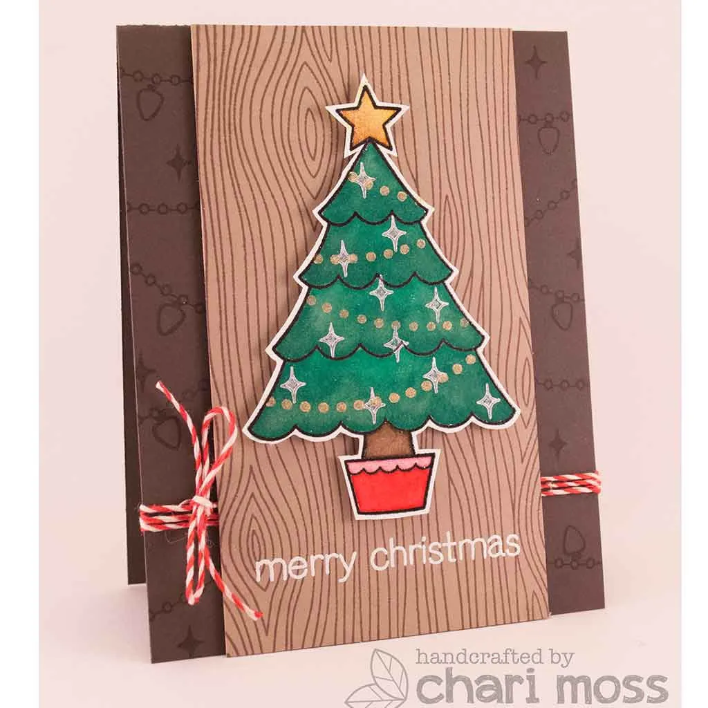Lawn Fawn Trim the Tree Stempelset Weihnachten 38-teilig