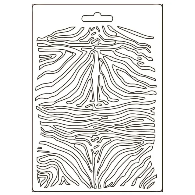 Stamperia Savana Silikonform A5 Zebra Fellmuster