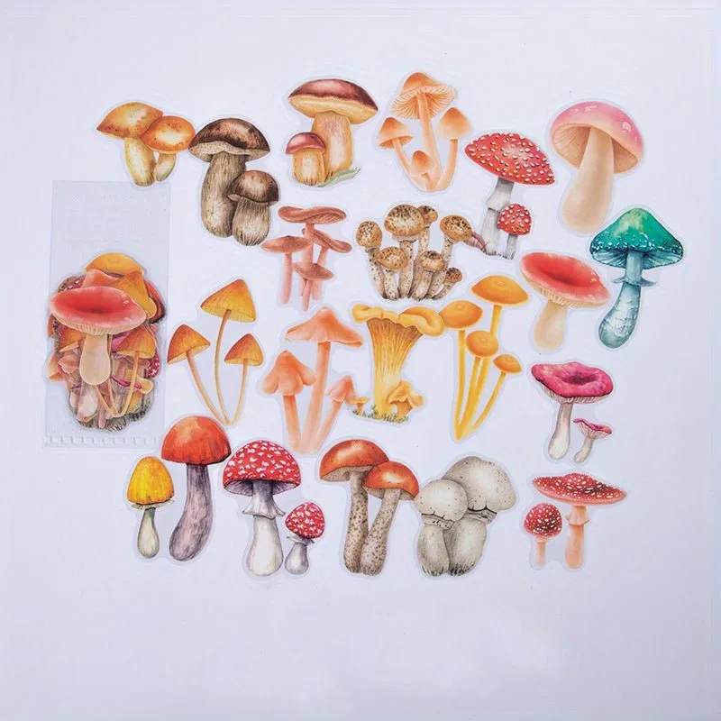 Ieebee Mountain Melody PET Sticker Set 40 Stück Kräuter