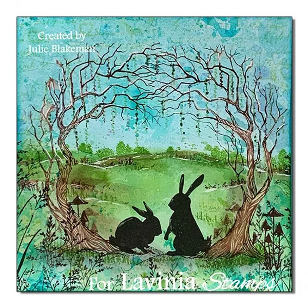 Lavinia Stamps Midnight Meandering Stempel Photopolymer